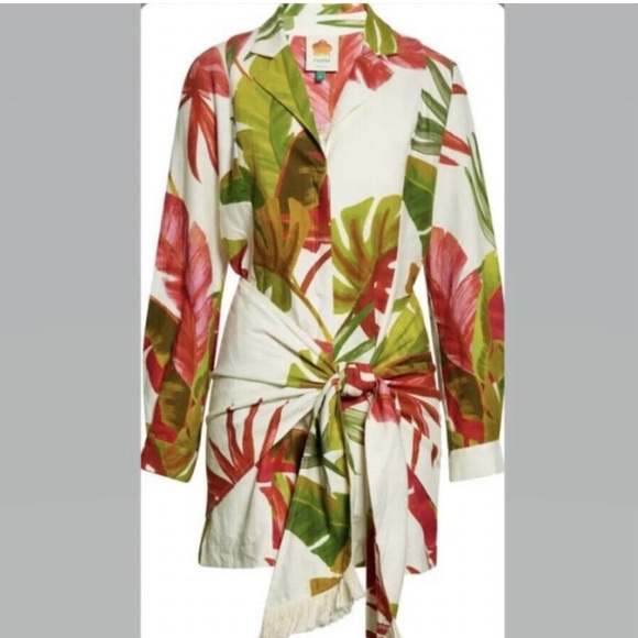 FARM Rio Spring Forest Mini Dress Medium - Picture 5 of 14